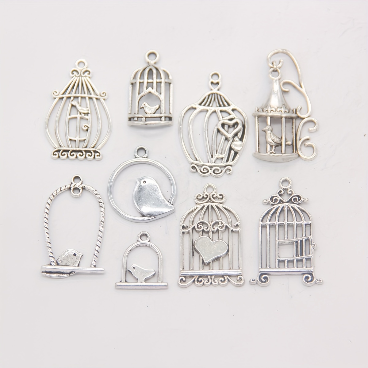 Bird on sale cage pendant