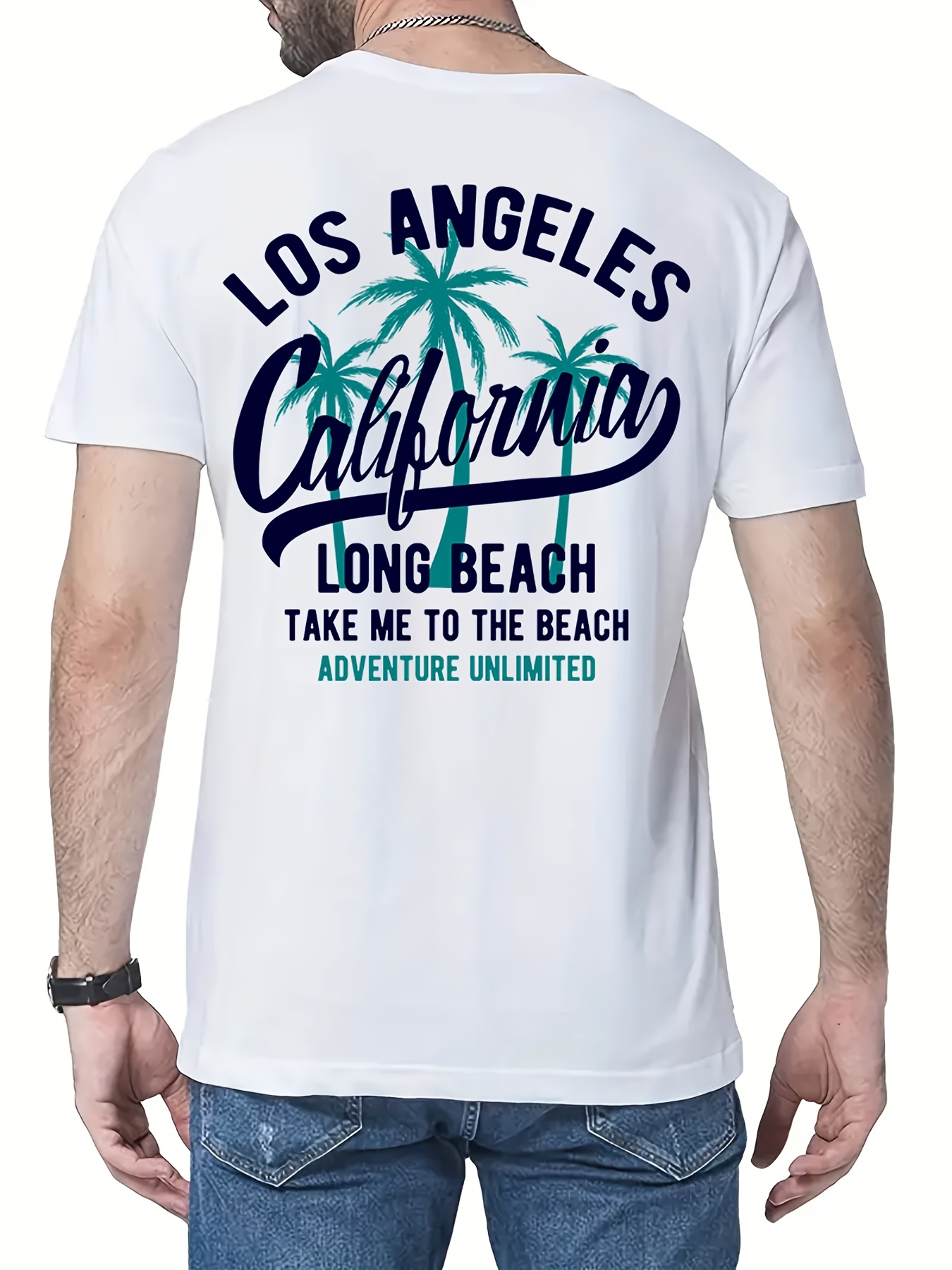 Los Angeles California Beach T-Shirt Graphic Logo