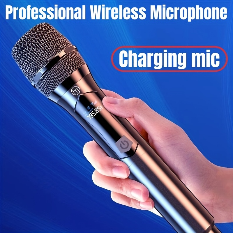 Microphone Sans Fil Chant En Direct K Chanson Microphone Rechargeable Carte  Son Ensemble Amplificateur De Puissance Audio Extérieur Carré Chant - Temu  Belgium