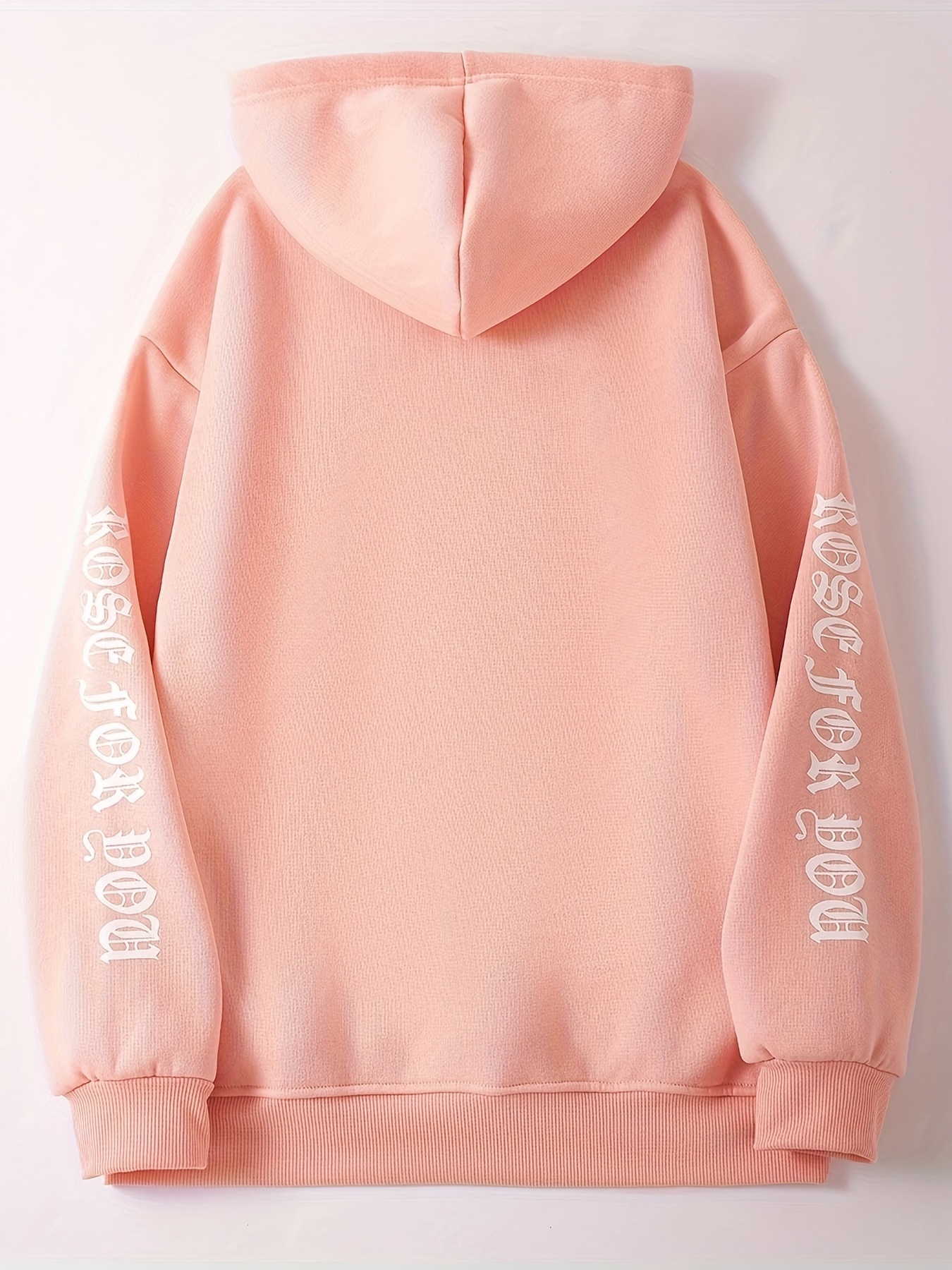 Pink hoodie online rose