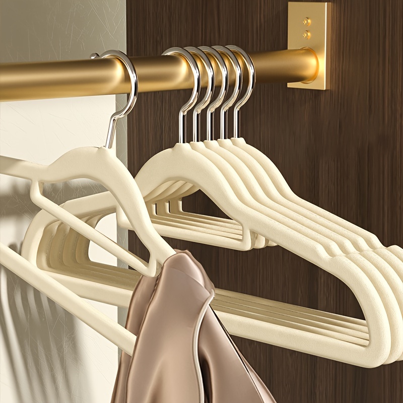 Plastic Hangers Save Space With Sturdy Clothing Notch - Temu