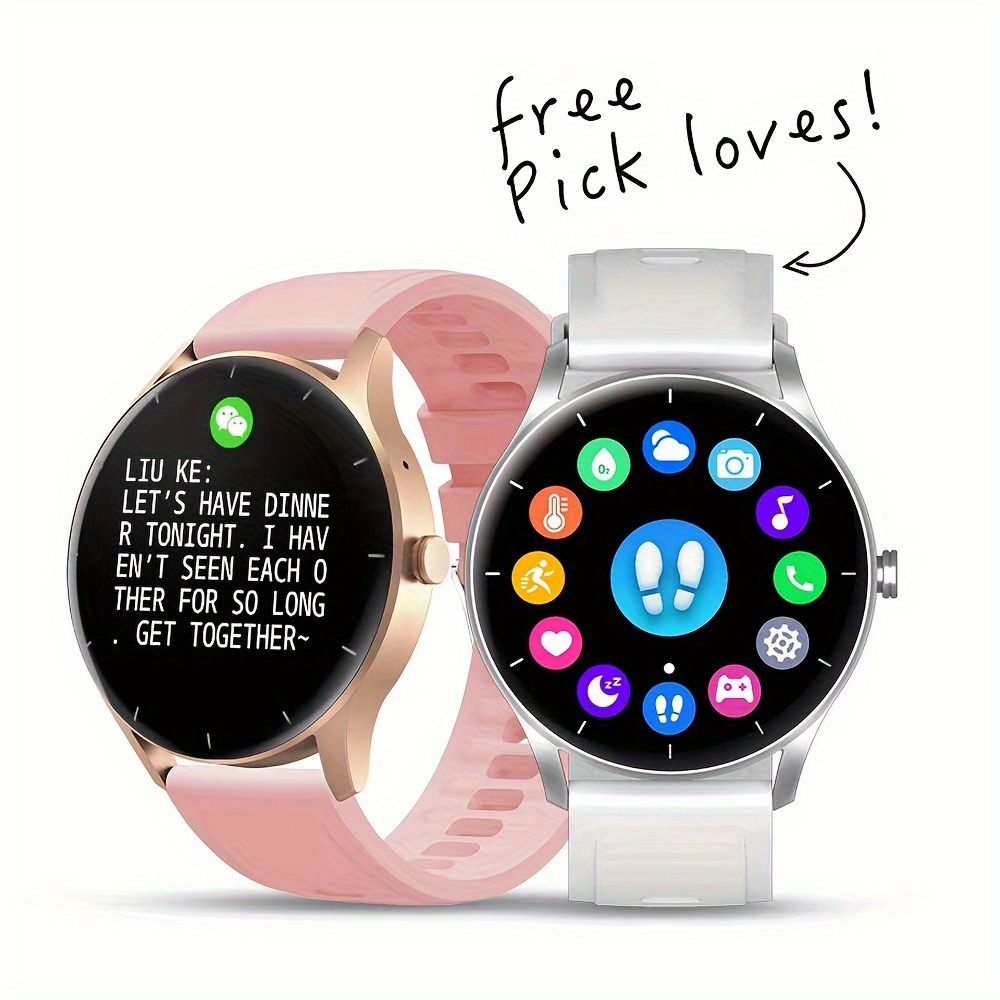 Reloj inteligente para Android/Samsung/iPhone, rastreador de actividad  física con IP68 impermeable para hombres, mujeres y niños, reloj  inteligente