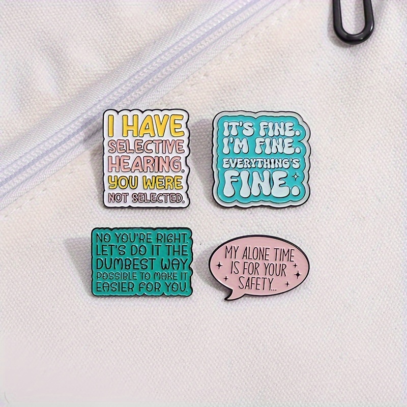 Funny Quotes Enamel Pins world's Okayest Co Worker - Temu