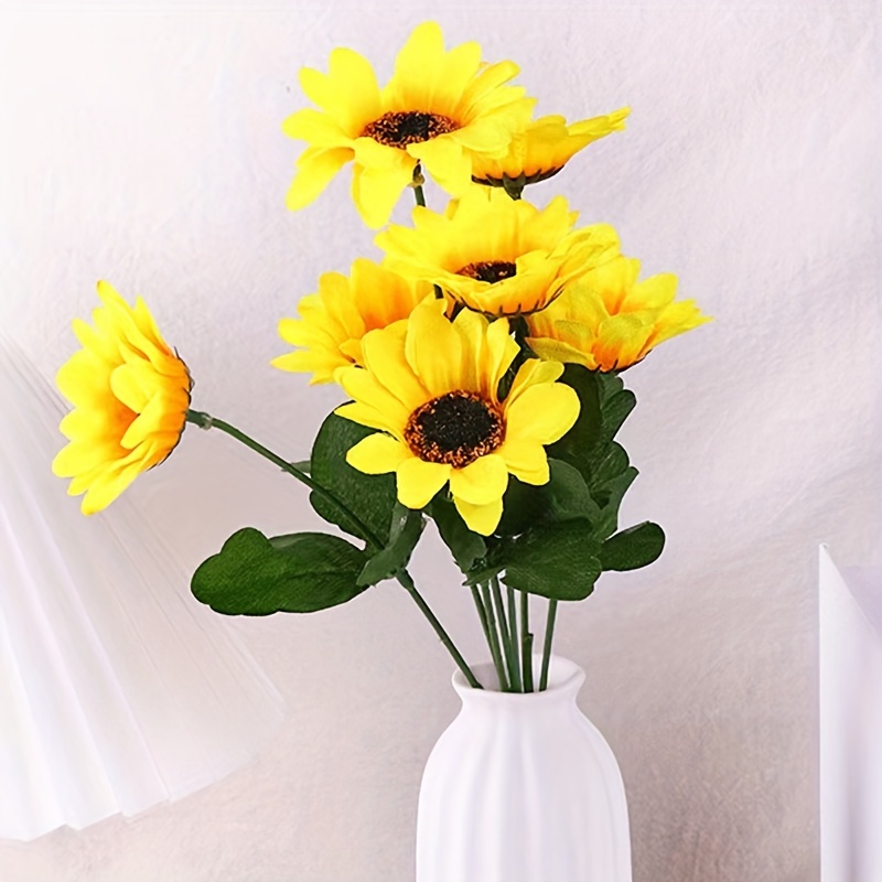 6 Girasoli Fiori Artificiali Con Gambo Lungo, Girasoli Finti Bouquet Di  Girasoli Grandi Sfusi, Per Matrimoni Fai Da Te, Feste Di Compleanno In  Casa, Decorazioni Per Interni Ed Esterni - Casa E Cucina - Temu Italy