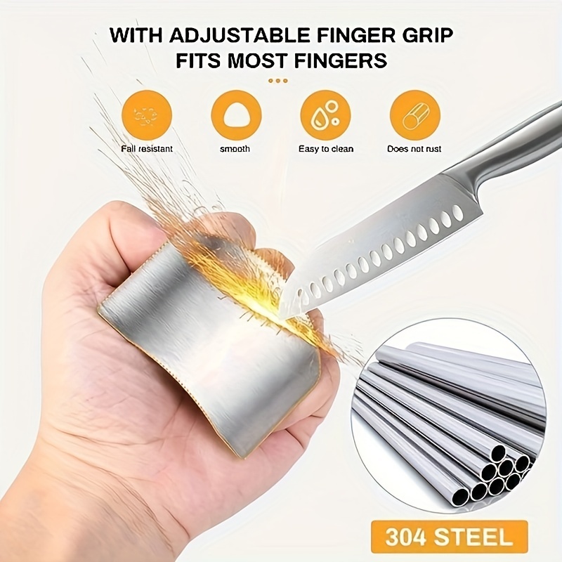 Cutting Finger Guard Stainless Steel Dicing Chopping Vegetables