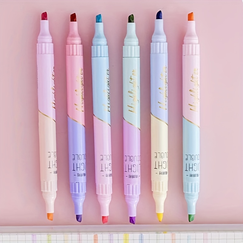 party greeting 12 Pcs Pastel Highlighters Bible Highlighters and Pens no  Bleed Cute Markers Assorted Colors Highlighters Aesthetic Stuff for Bible