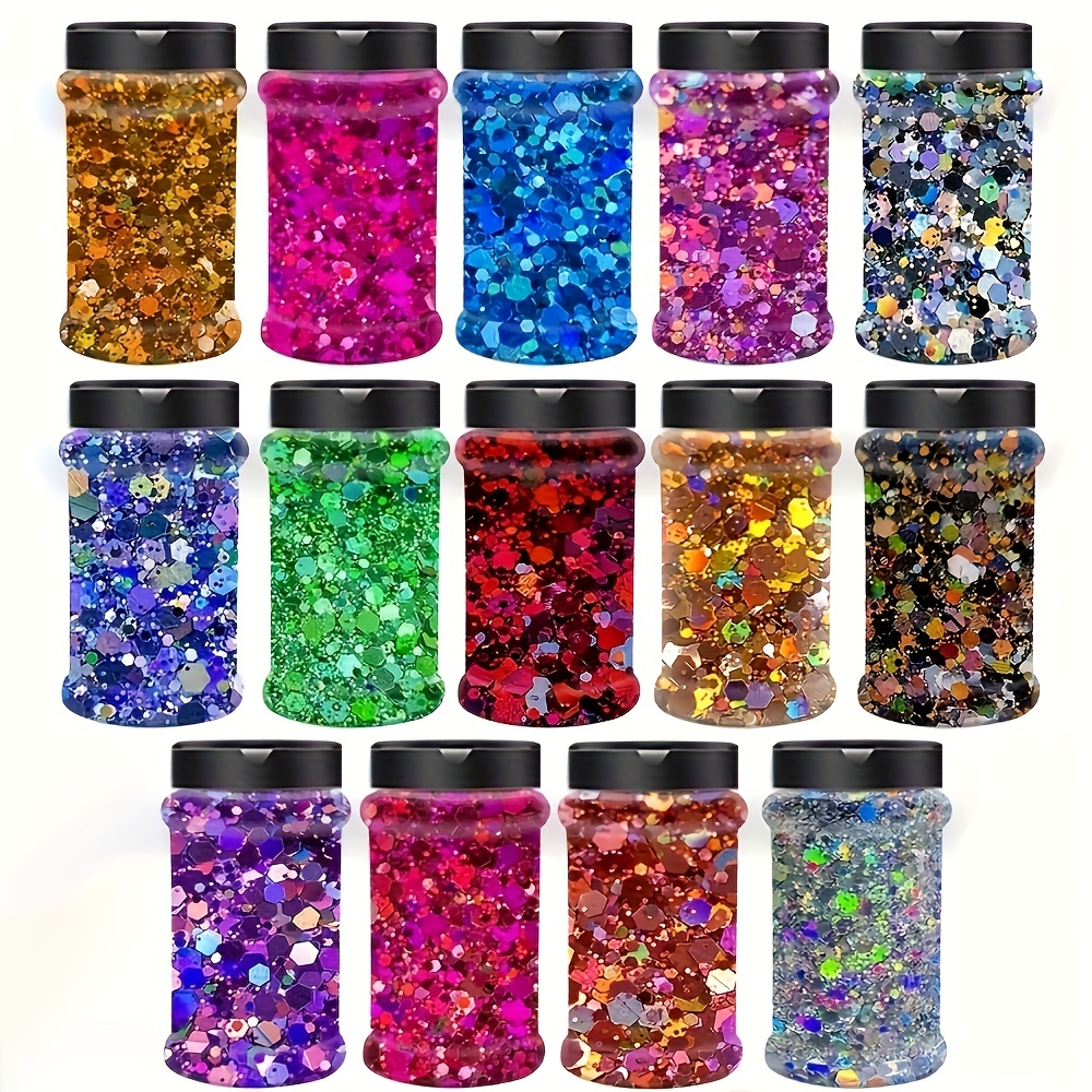 Holographic Chunky Glitter for Crafts & Nails