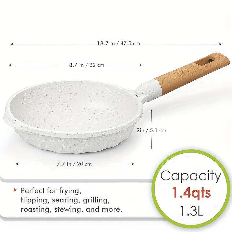 COOKLOVER Nonstick Saute Pan with Lid Non Toxic PTFE & PFOA Free