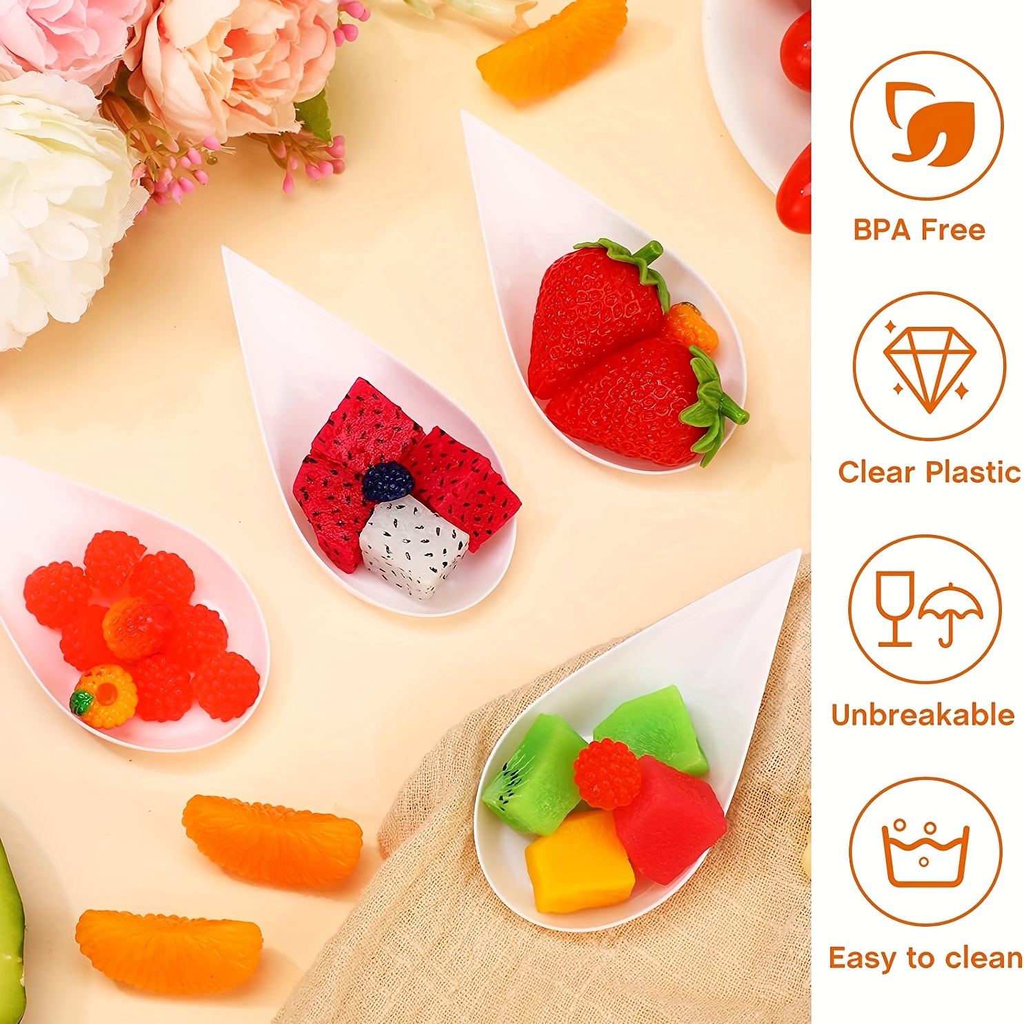 Mini Transparent Fruit Slicers Cup Durable Veggie Strawberrys