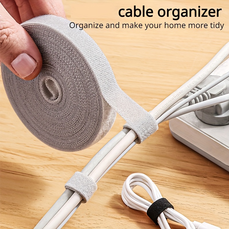 Organizador Cables Enrollador Cable Gestión Cables Color - Temu