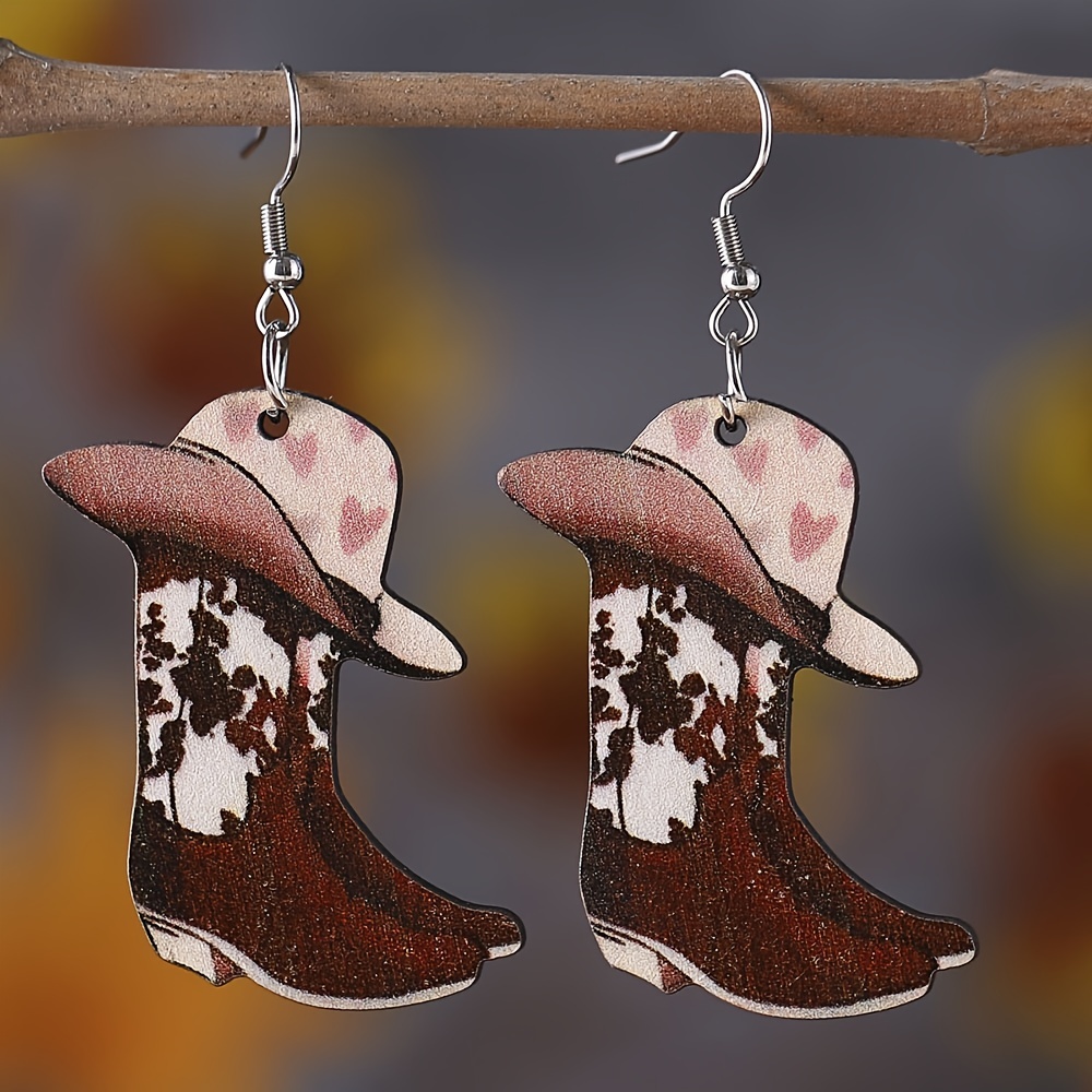  Womens Cowgirl Western T-shirt Boots Hat Spurs Ladies Women :  Clothing, Shoes & Jewelry