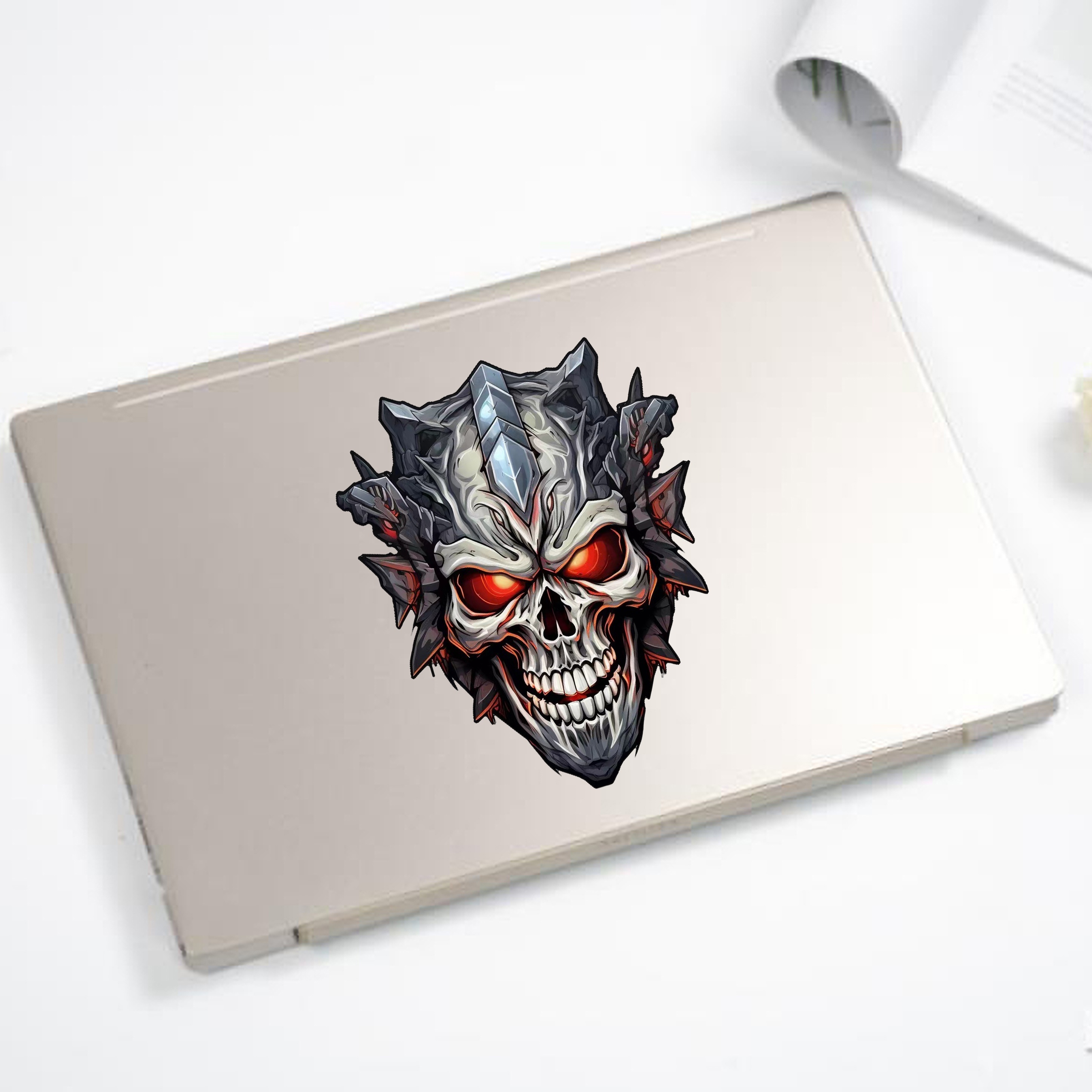 Skeleton Head Stickers Car Stickers Waterproof Computer - Temu