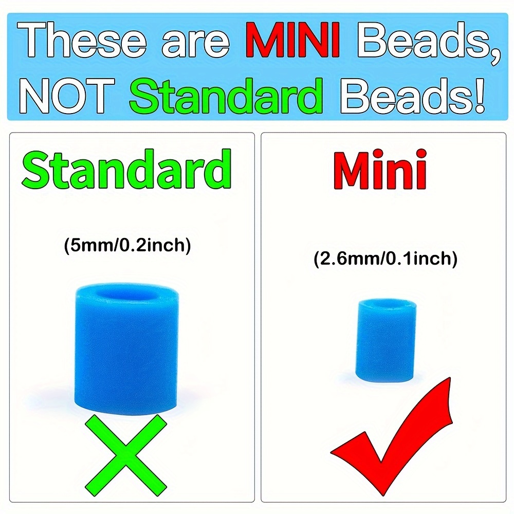 Mini Fuse Beads Multicolor Perler Beads Kit Compatible Hama - Temu