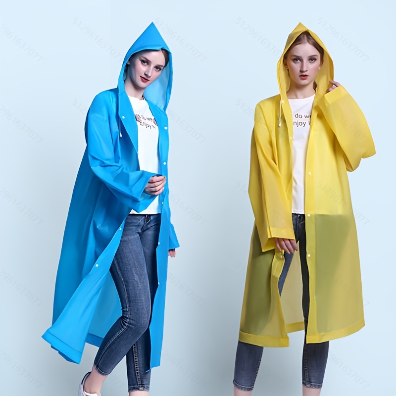 Impermeable Poncho Impermeable Mujer Impermeable Poncho Transpirable Largo  Portátil Impermeable (Color: Marrón, Talla : M)