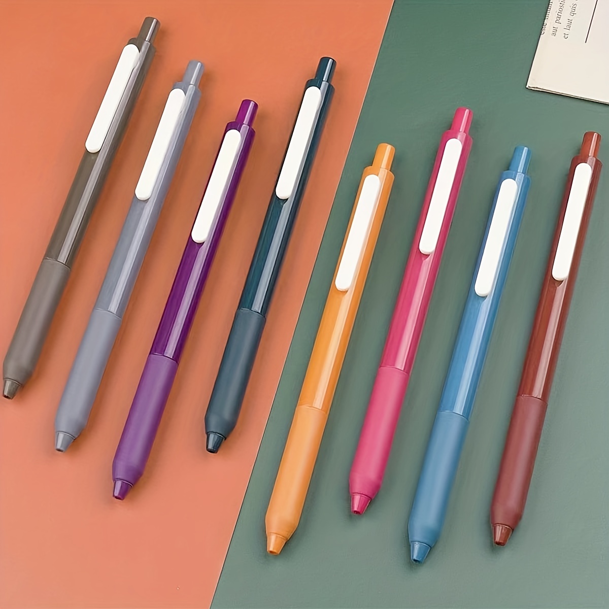 Pens for Journaling 8 Pcs Colored Pens 0.5mm Japanese Pens Fine