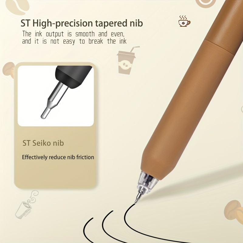 Simple Color Gel Pen 0.5mm Pen Tip Cute Hand Account Annotation