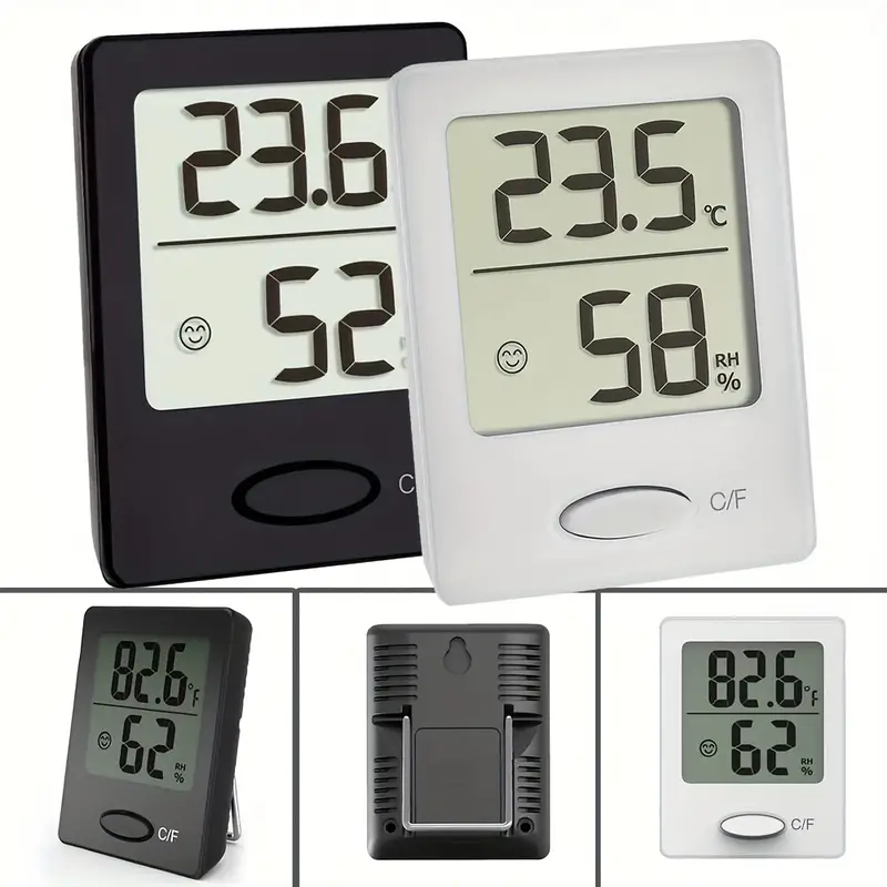 Digital Hygrometer Thermometer Humidity Meter For Home Bed - Temu United  Arab Emirates