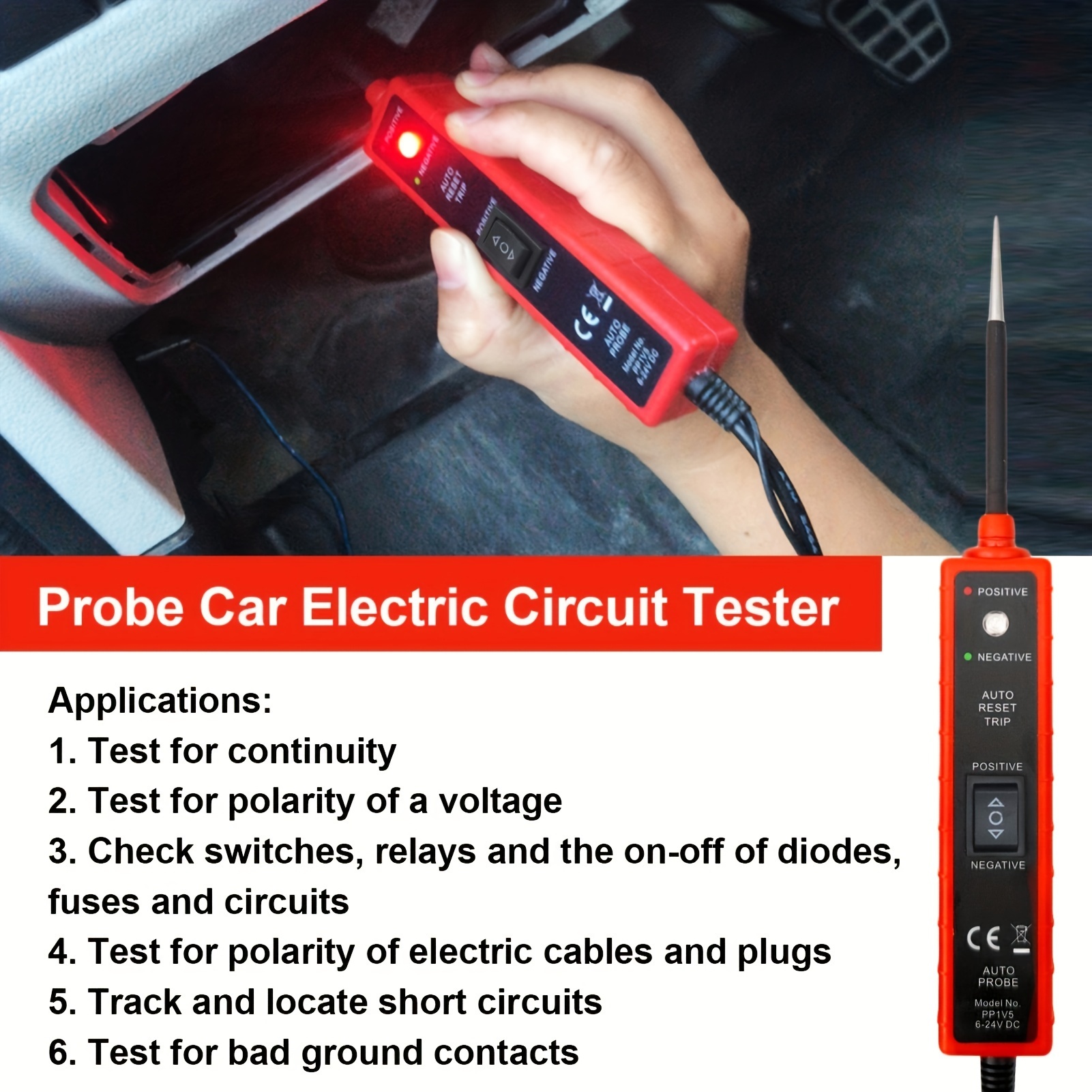 Testeur De Circuit Électrique De Voiture Testeur De Système - Temu