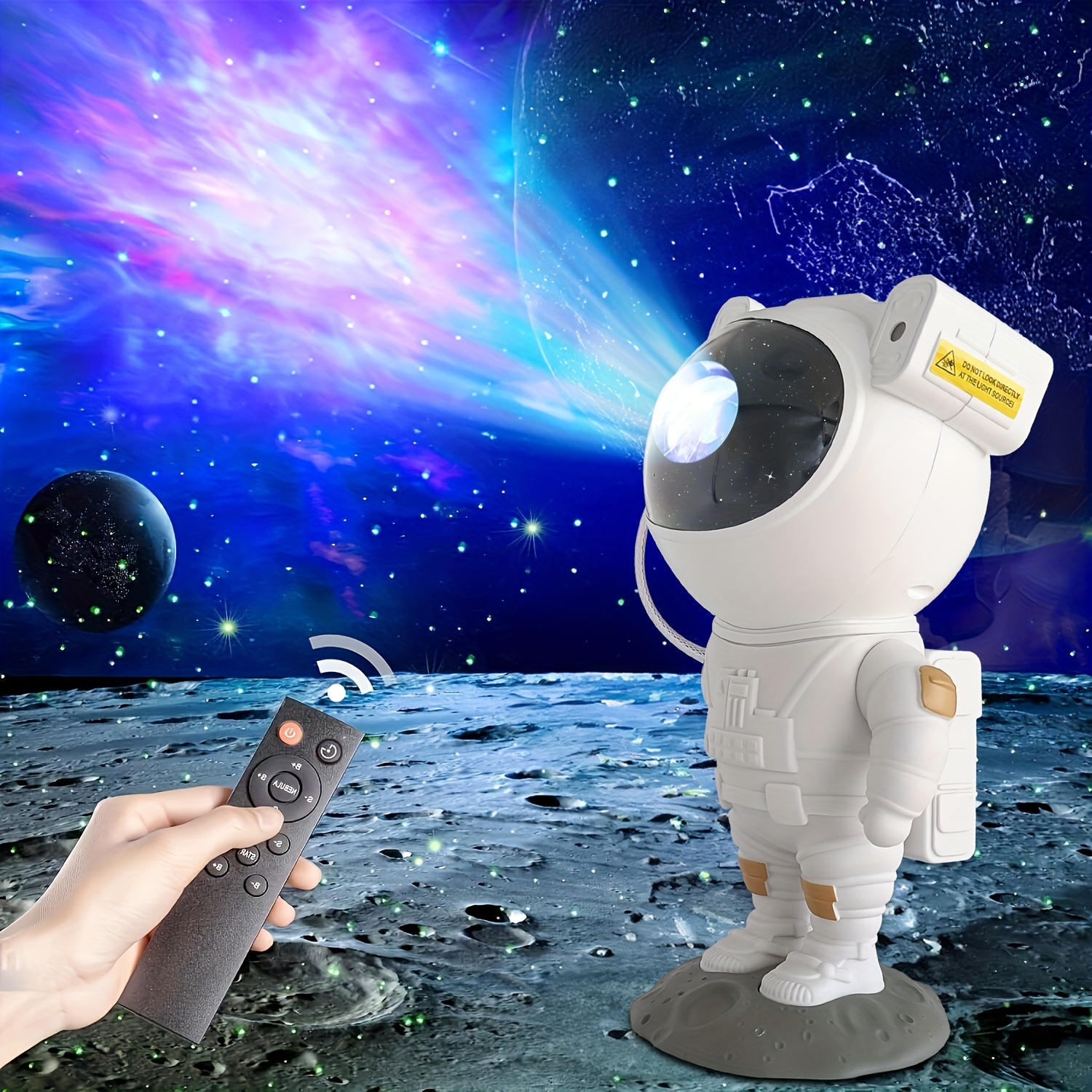 Astronauta Proyector Estrellas Galaxy Techo Adultos Galaxia Real