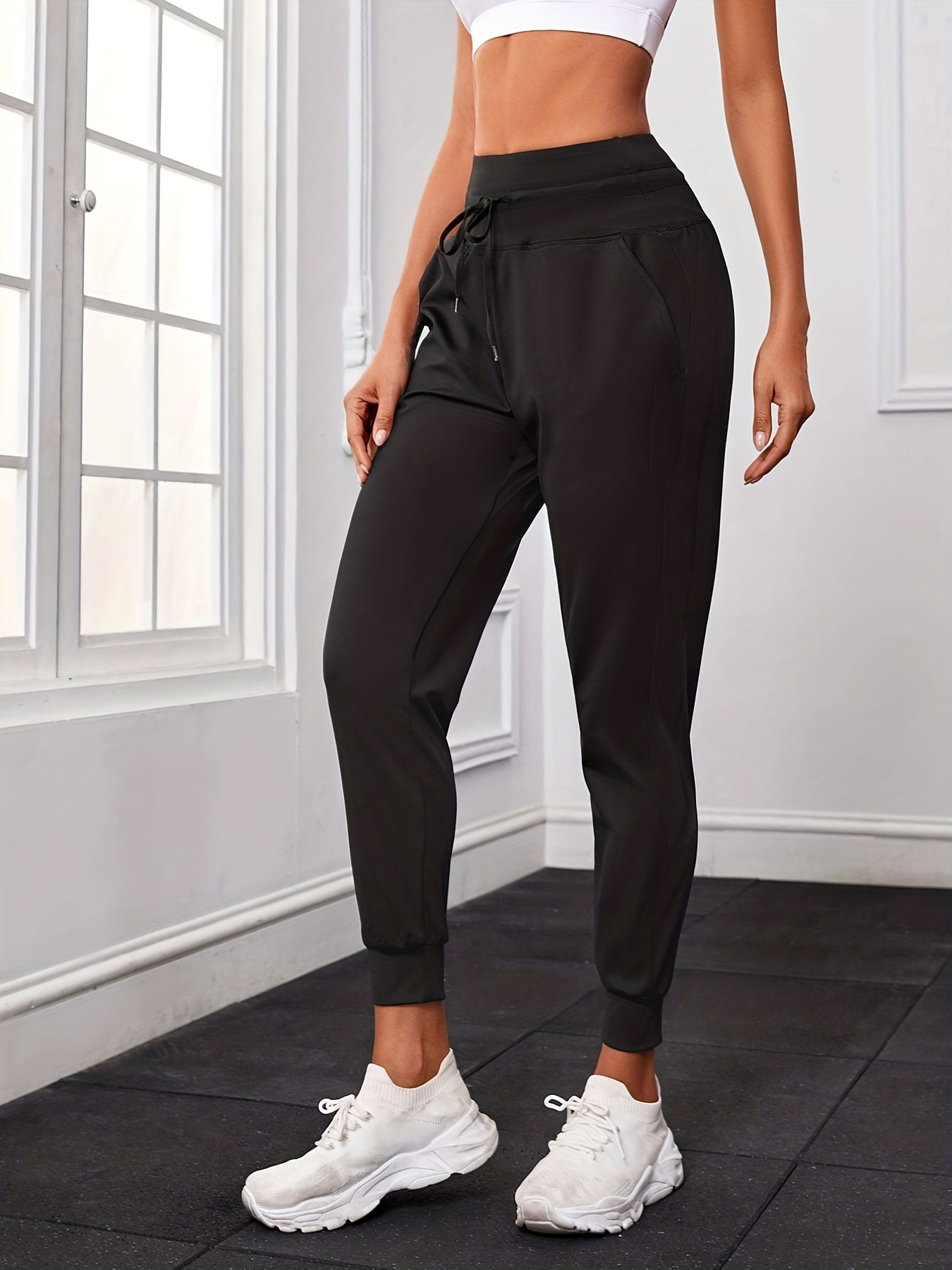 Pantalones Jogging Yoga Causales Pantalones Deportivos - Temu