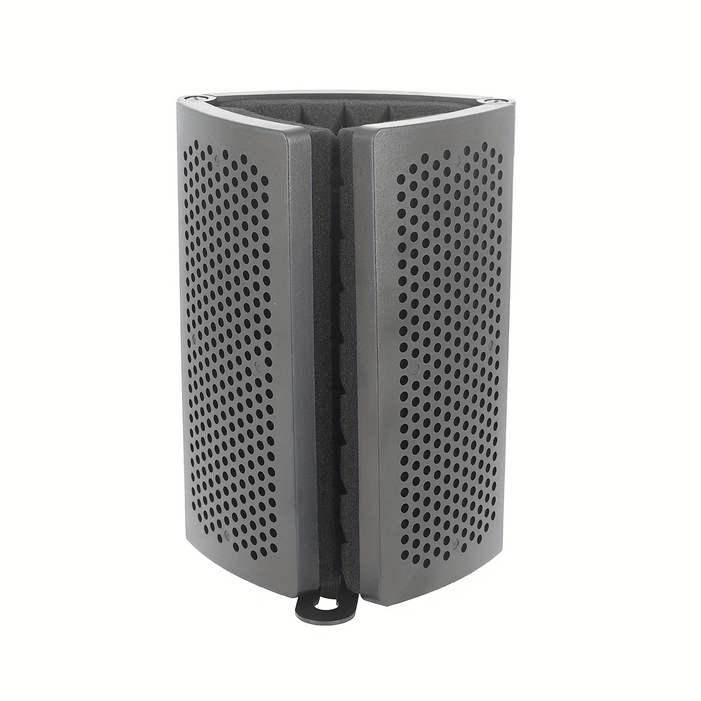Bouclier d'isolation de microphone réglable, filtre pare-vent, pliable,  insonorisation statique, studio, 3/5 panneaux