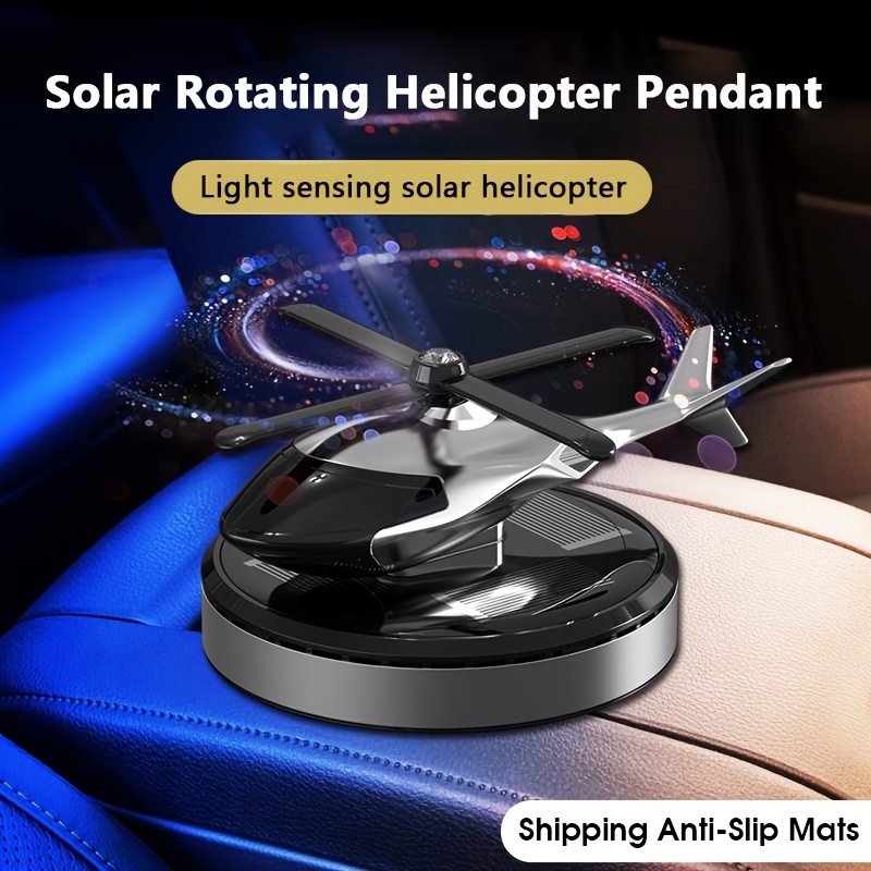 Solarbetriebener Rotierender Hubschrauber-lufterfrischer, Dekorative Figur  Für Auto Und Zuhause, aktuelle Trends, günstig kaufen