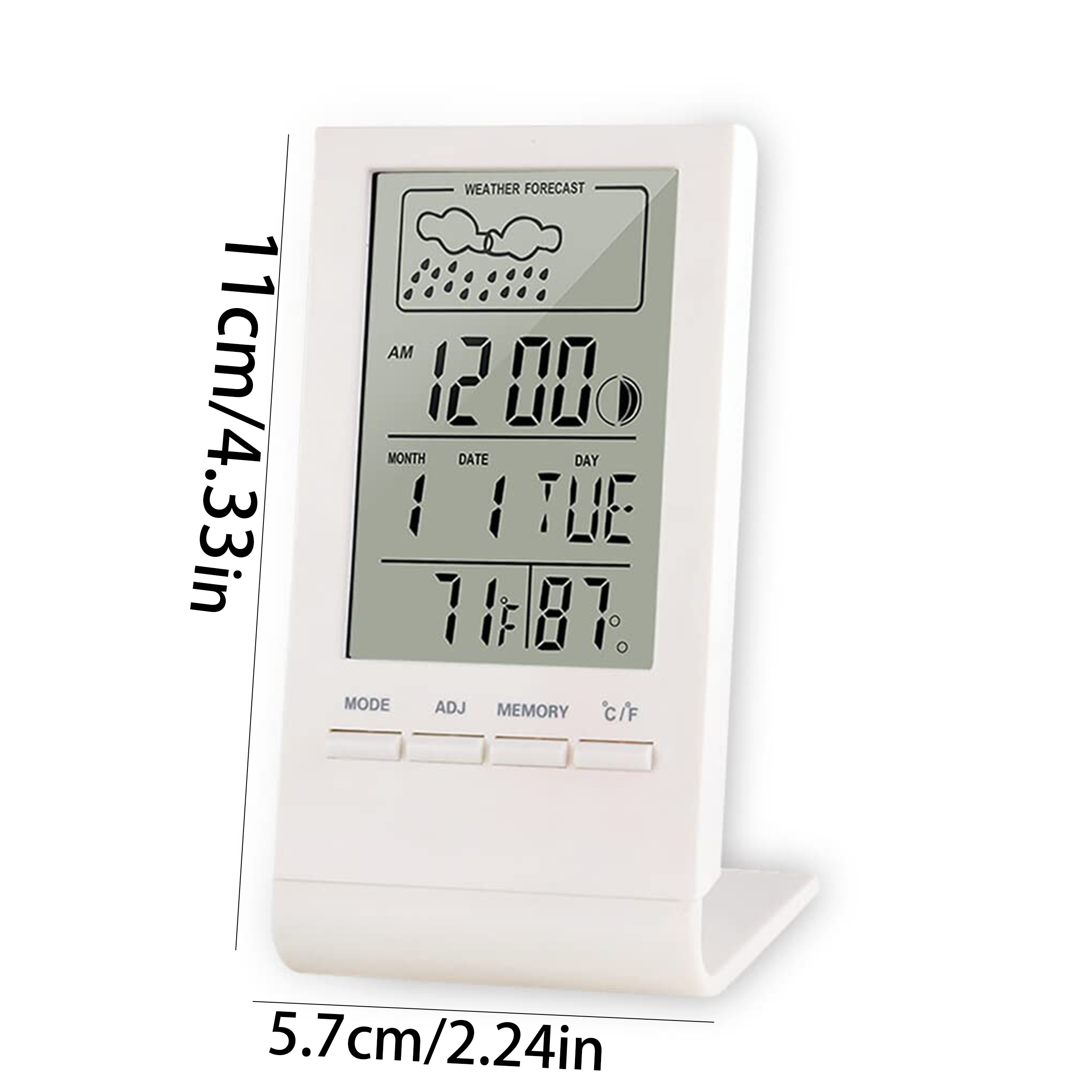 Digital Thermometer Hygrometer Room Calibrated Humidity Meter