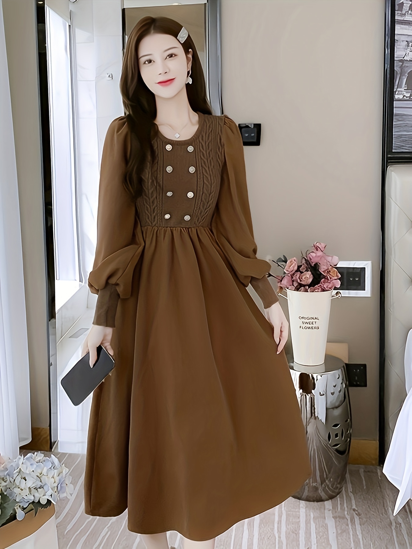 Niuer Women Long Maxi Dresses Sleeveless Knitwear Solid Color