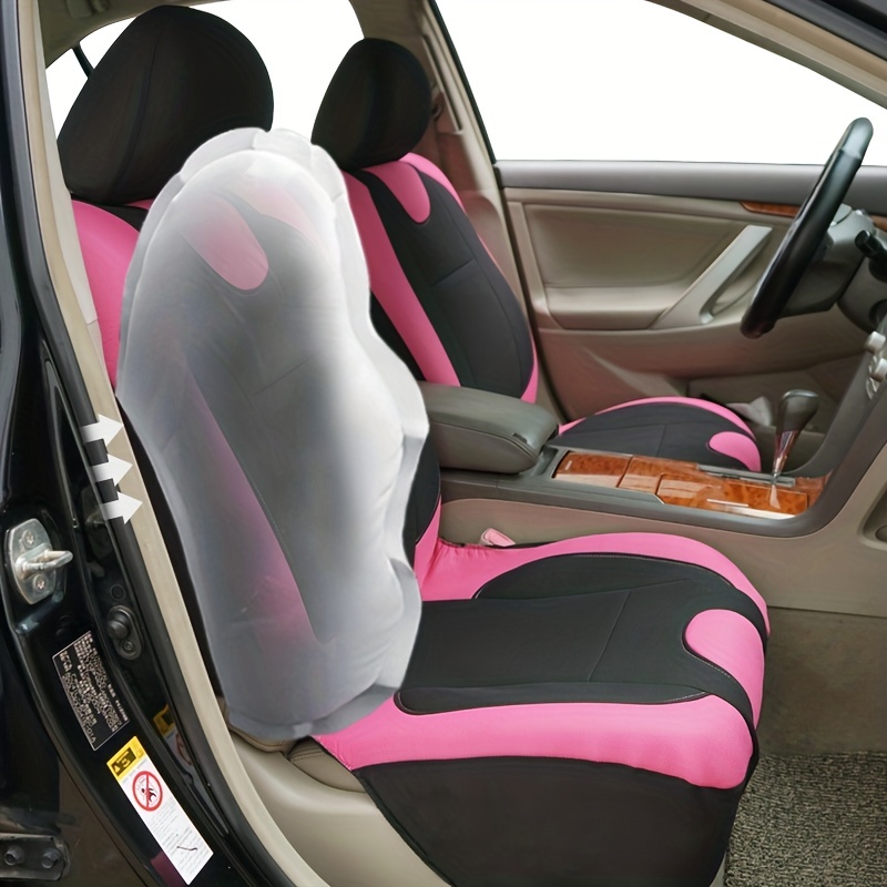9 teiliges Rosa Autositzbezug Set Für Frauen Airbag - Temu Germany