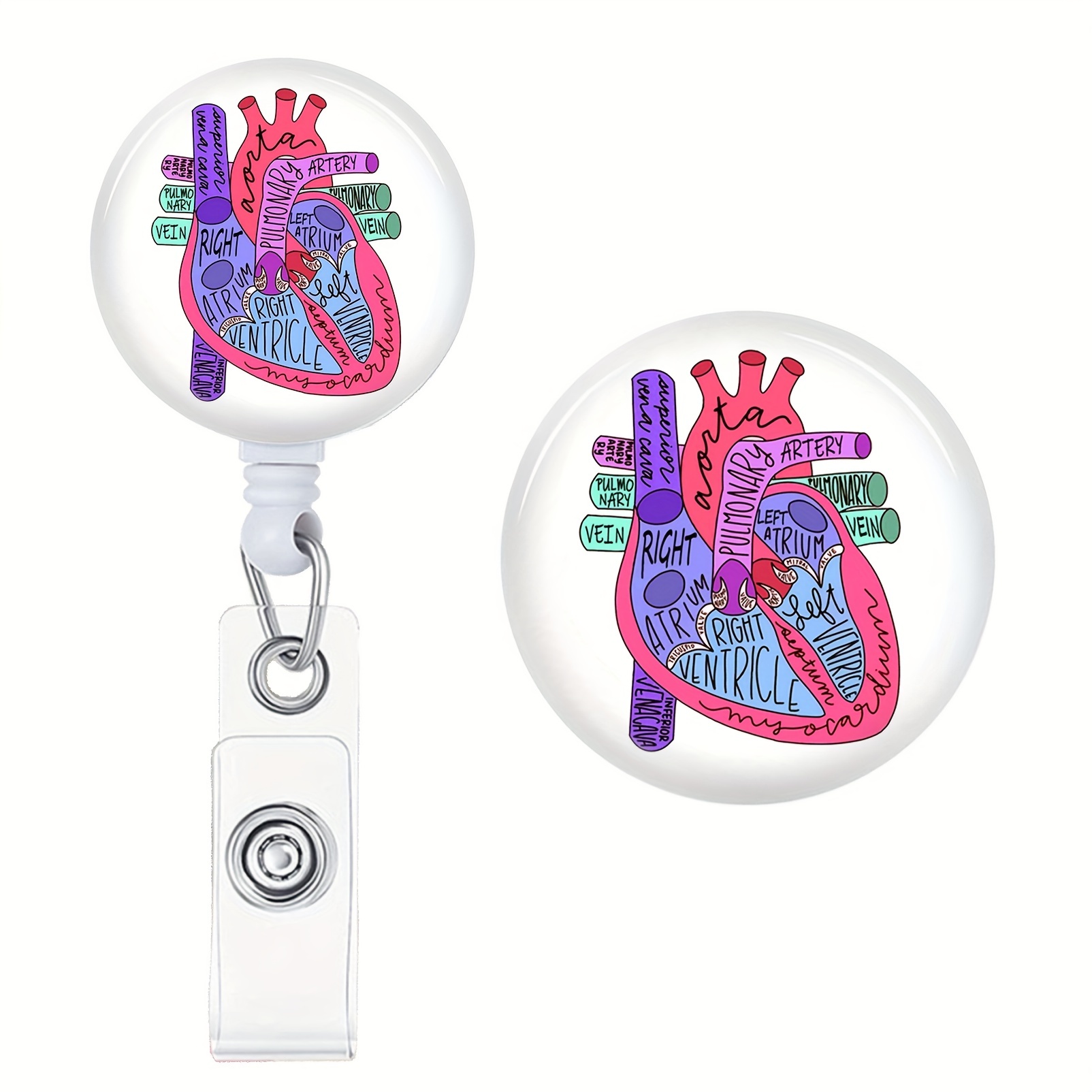 Cute & Funny Retractable Nurse Badge Reels - Perfect for Your Name Tag!