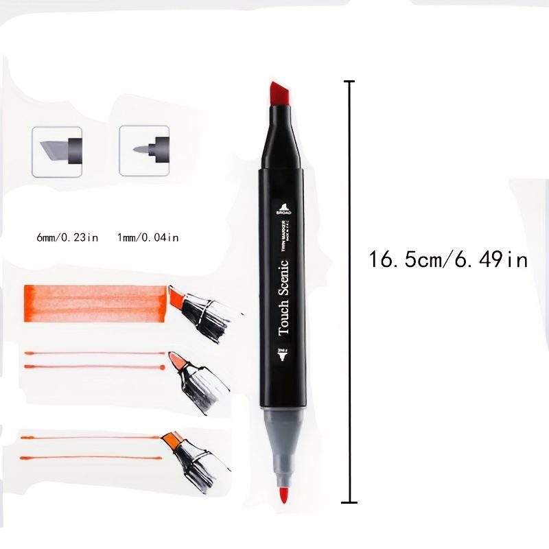 Double Sided Markers - Extra Colors, 20pcs.