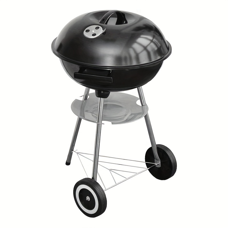 1pc, Charcoal Grill, Portable Charcoal Grill, Barbecue Grill, Small  Charcoal Grill For Backyard, Camping, Suitable For Oven Barbecue, Home, RV,  BBQ Ac