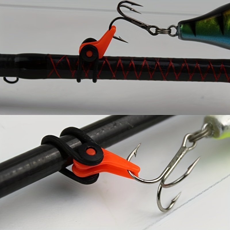 Assorted Color Fishing Rod Hook Hanger Keep Hooks Secure - Temu