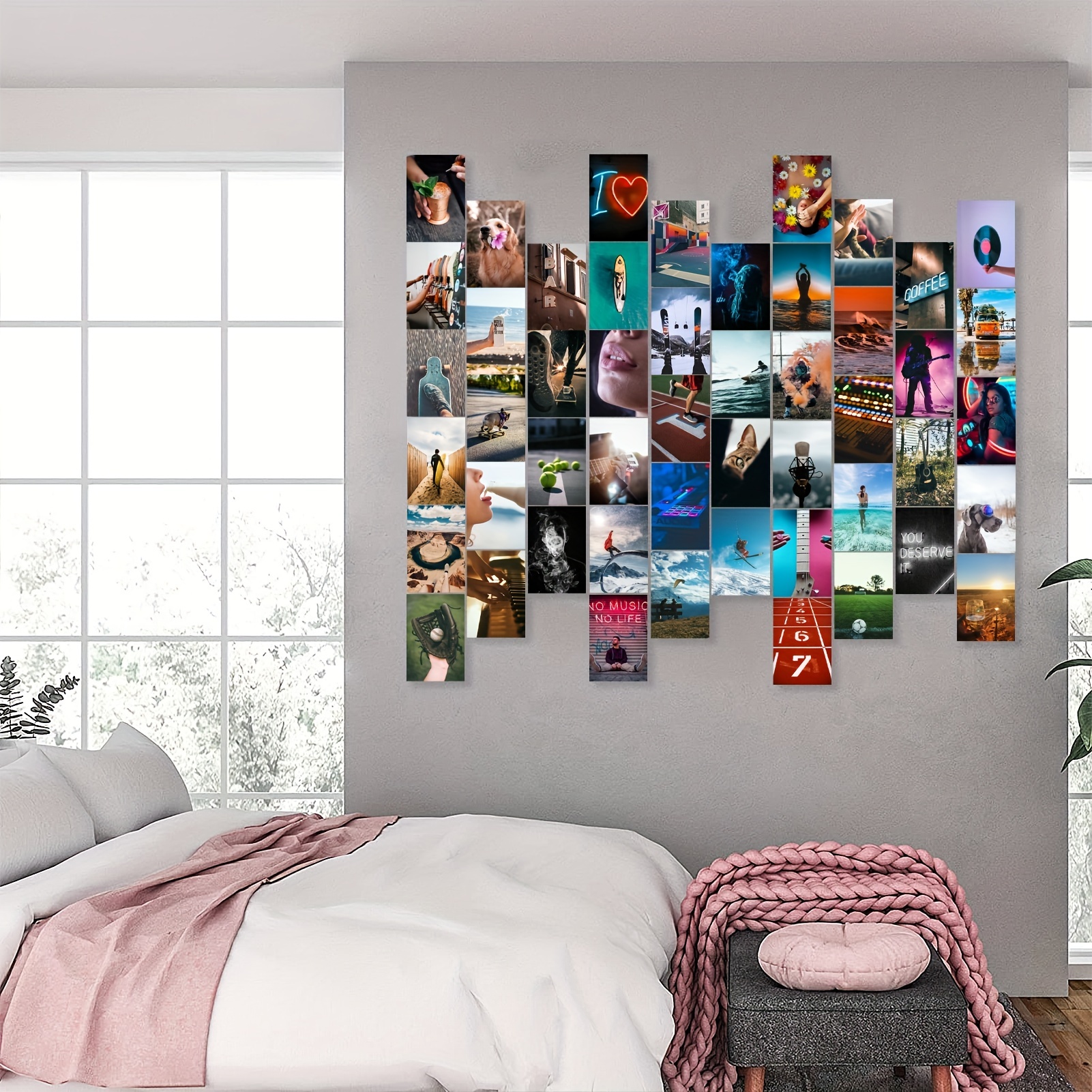 Colorful Wall Art Preppy Collage Poster Bedroom Bright - Temu Greece