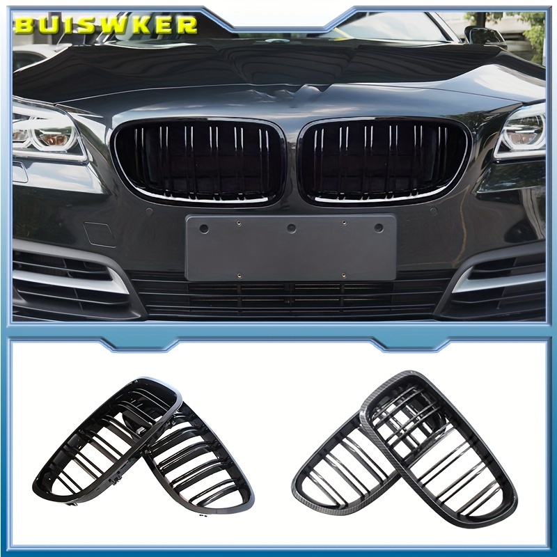 Chrome Black Kidney Front Grille Grill For BMW E46 3 Series