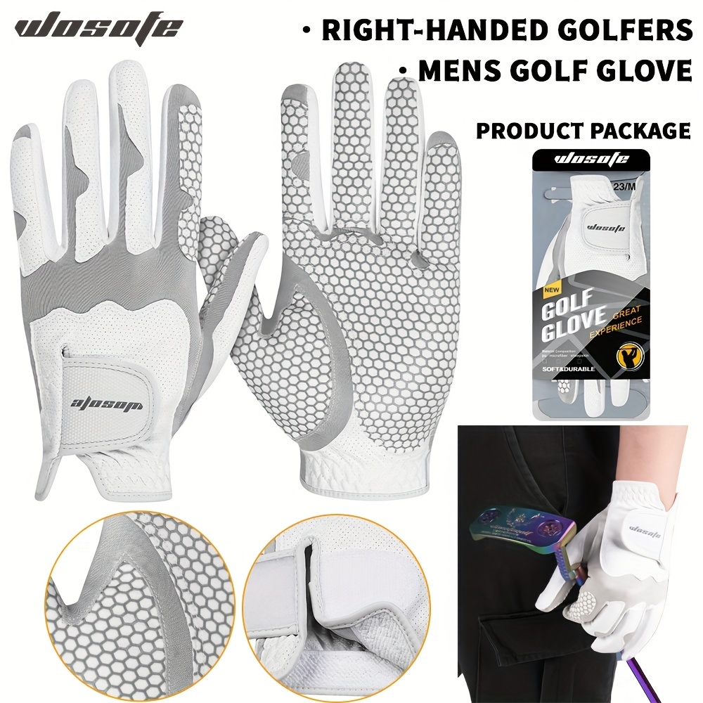 Pgm Professional Microfiber Non slip Golf Gloves: The - Temu