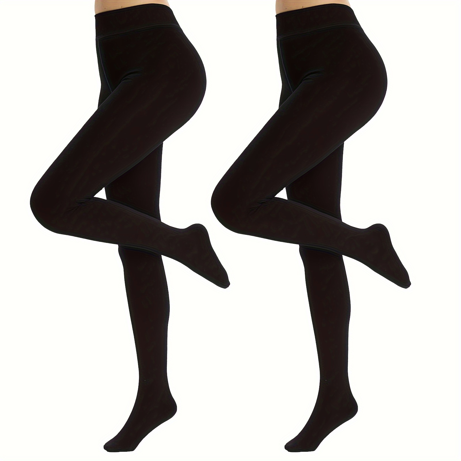 800d Thermal Winter Pantyhose High Waisted Warm Comfy Footed