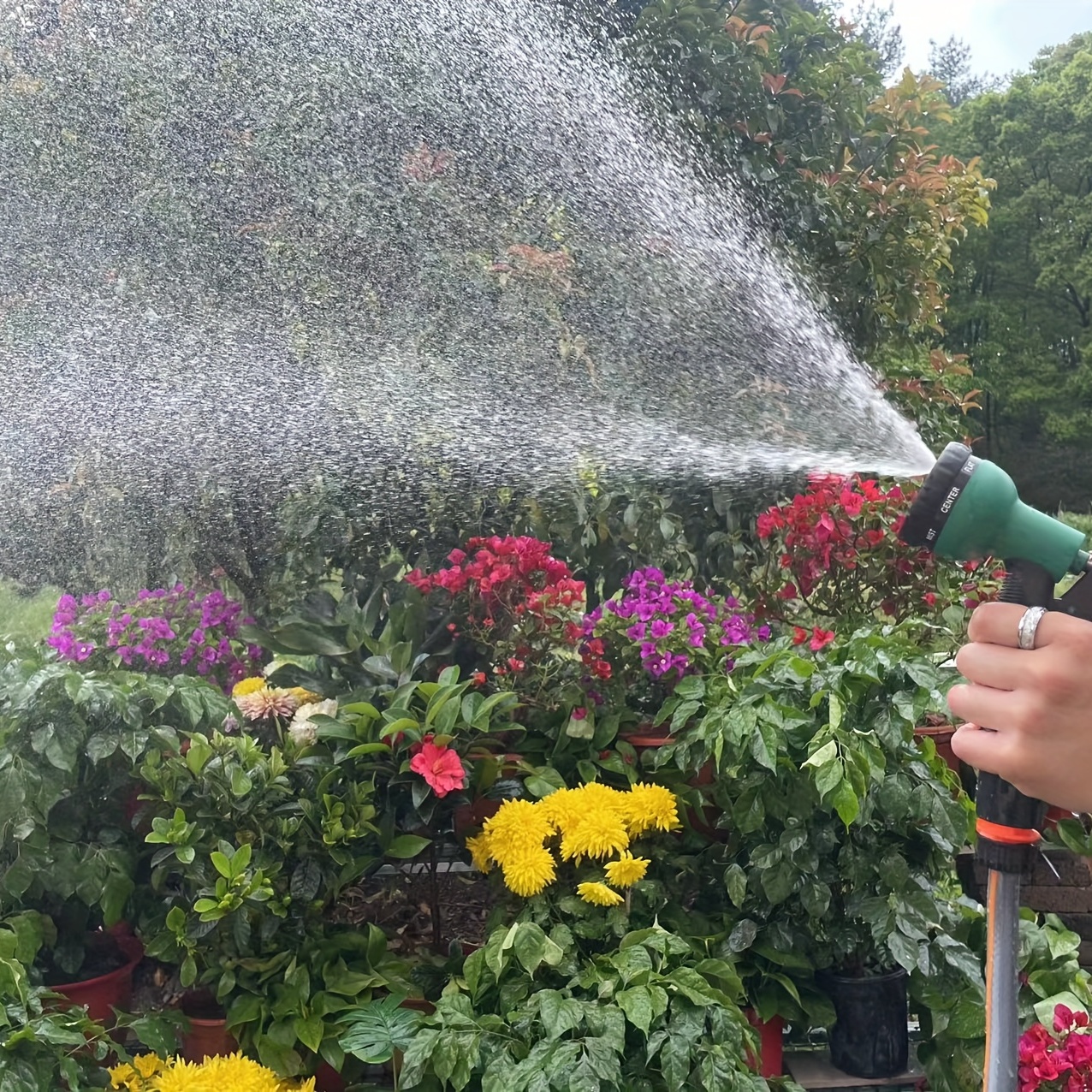 Garden Hose Spray Gun For Lawn Watering Car Wash