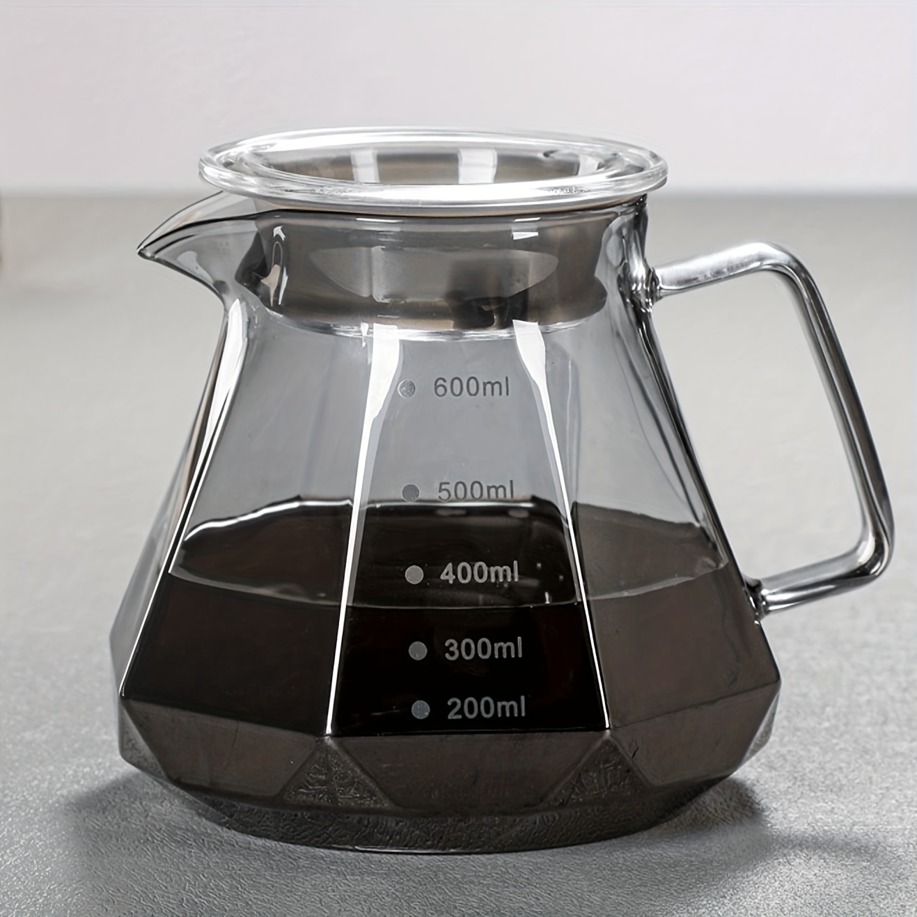 400ML Hand Drip Coffee Maker Borosilicate glass Coffee Maker Coffee Pot 