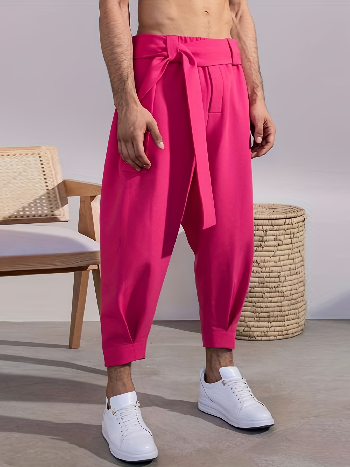 Men straight cut pants casual formal pants, Men's Fashion, Bottoms, Trousers  on Carousell