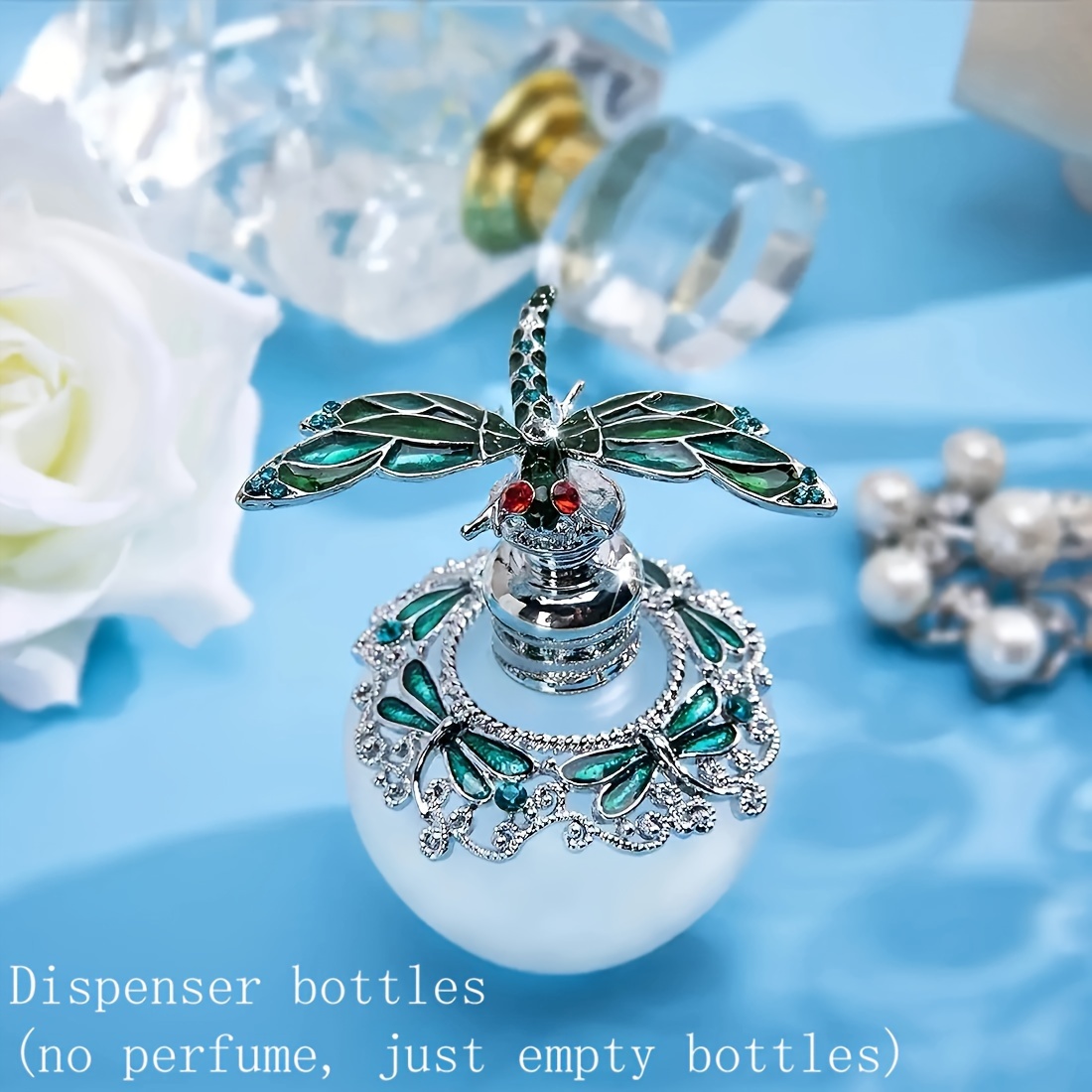 

40ml Dragonfly Perfume Bottle Empty Refillable Liquid Container Travel Accessories (no Perfume, Only Empty Bottle)