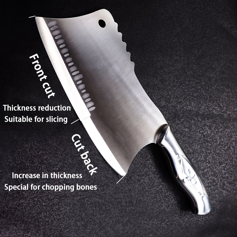 1pc Stainless Steel Knife With Protective Cover Non Slip Chef Knife Fruit  Knife Kitchen Small Knife - Home & Kitchen - Temu