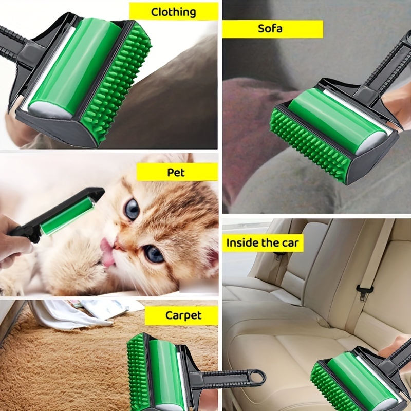 4pcs Washable Lint Roller Pet Hair Remover Reusable Sticky Lint Rollers