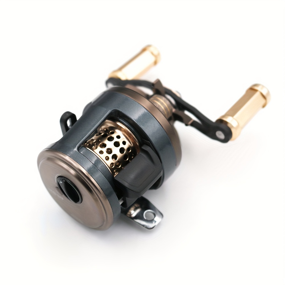  Fishing Reel, Aluminum Alloy Automatic Quick Wire Collection  Right Hand Fly Fishing Wheel Gold : Sports & Outdoors
