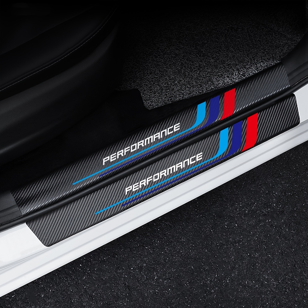 2 PCS Car Sticker For BMW M Performance Auto Bumper Decal White Black  Limited Vi