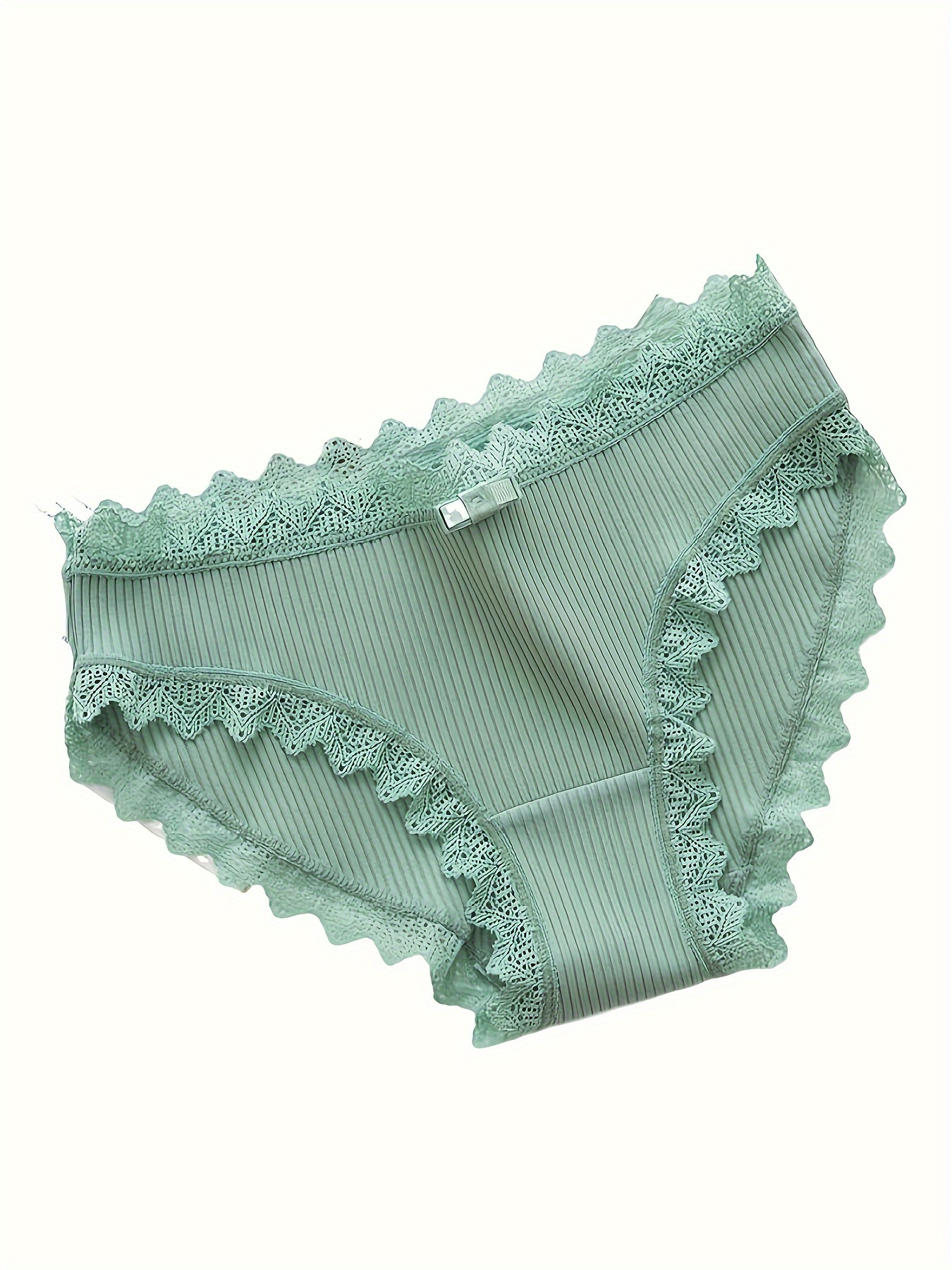 Breathable Cotton Underwear Women Drawstring Mid-waist Soft Cotton Underwear  Girl Weather Pattern Triangle Pants - AliExpress