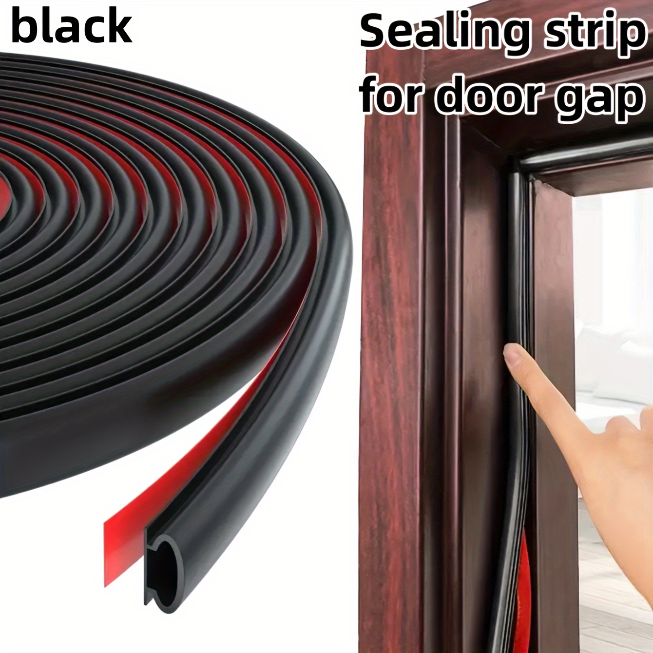 Silicone Rubber Door Weatherstripping Burglar-Proof Door Seal