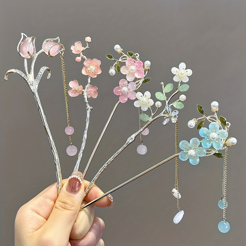 Cute Flower Hair Clips Barrettes Creative Spring Hairpin Sweet Hair  Accessories For Girls Kids - Jewelry & Accessories - Temu
