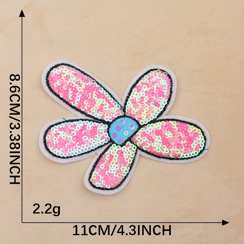 16Pcs Colorful Flower Iron on Patches Mini Flower Decorative Sew on  Embroidered Patches Appliques 16 Styles Floral DIY Arts Crafts Decoration