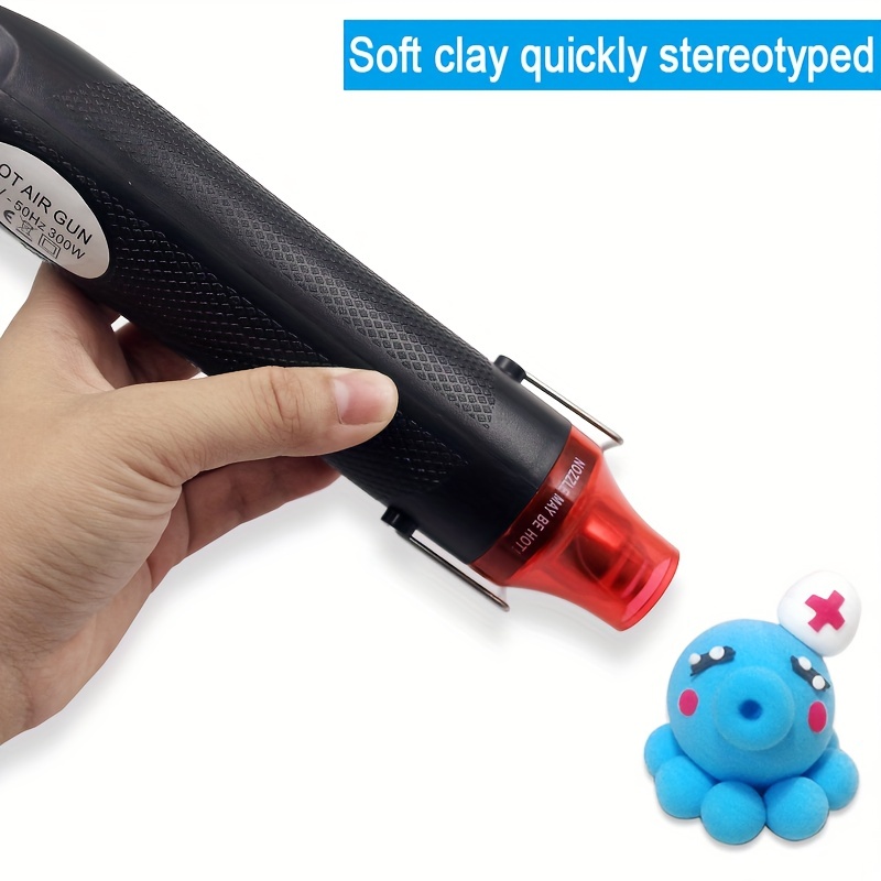 Heat Gun, 300W Portable Heat Gun For Crafts, Fast Heating Handheld Hot Air  Gun For DIY, Electronics Repairing, Wrapping, Soldering, Paint Removing And  Watercolor Drying